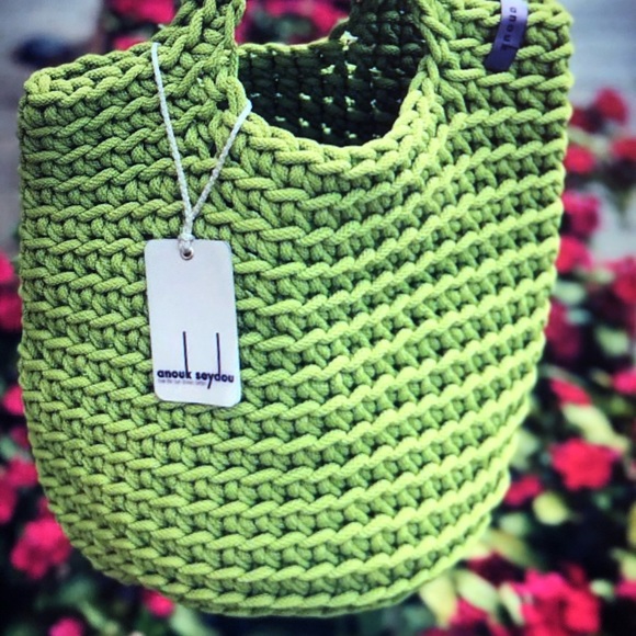 Scandinavian Style Crochet Tote Bag - Picture 7 of 11